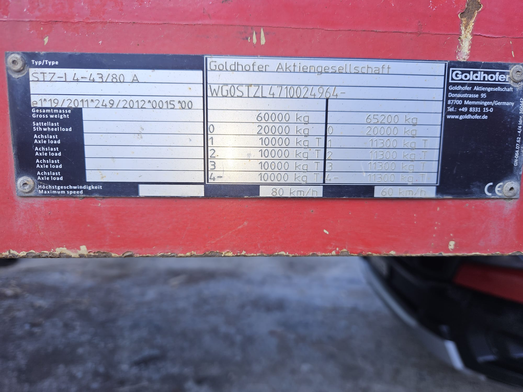 Sattelanhänger Goldhofer STZ-L-4-43 – Bild 5